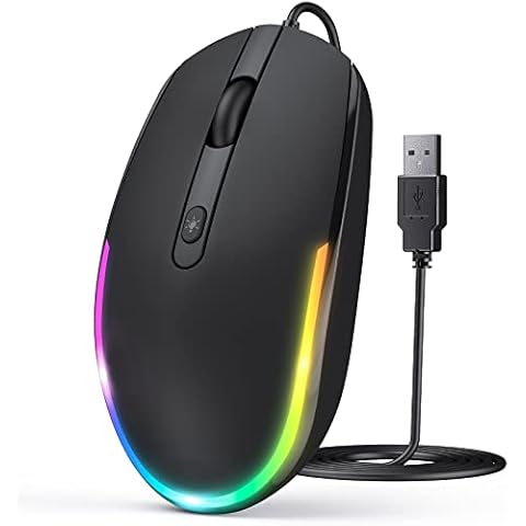 seenda Maus mit Kabel, PC Computermaus Cover