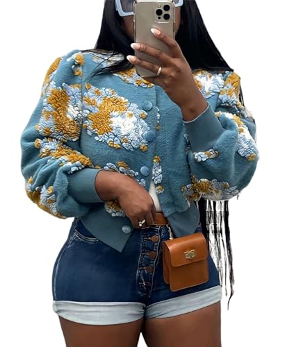 Amazon.com: Aimiray Women's Cropped Fleece Jacket Long Sleeve Warm