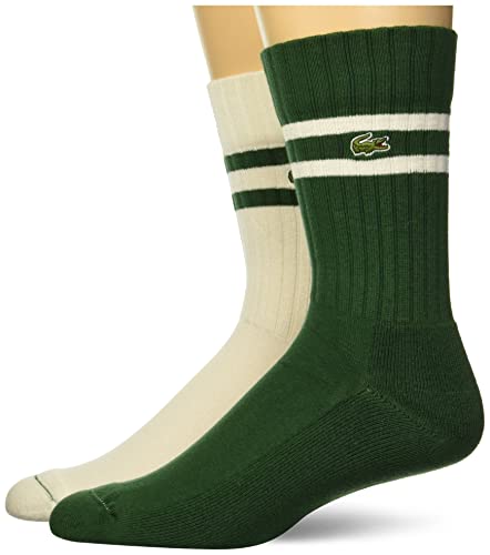 Lacoste Men's 2-Pack Striped Tube Socks