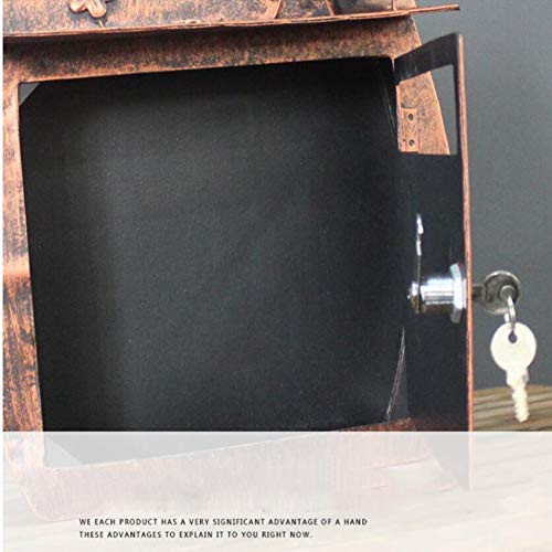 Boîte aux lettres rétro champêtre murale étanche pour courrier sec et sécurisé - 7