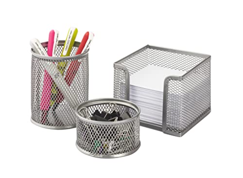 Kraf Portapenne in rete metallica, organizer da