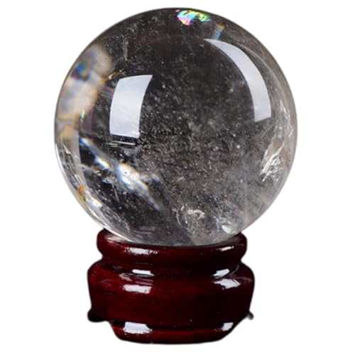 Sphère en quartz de roche pour décorer un bureau zen et harmonieux