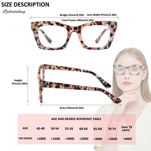 Image of 3 pack style Spring hinge Readers Blue Light Blocking Computer Square Reading Glasses for Women Men