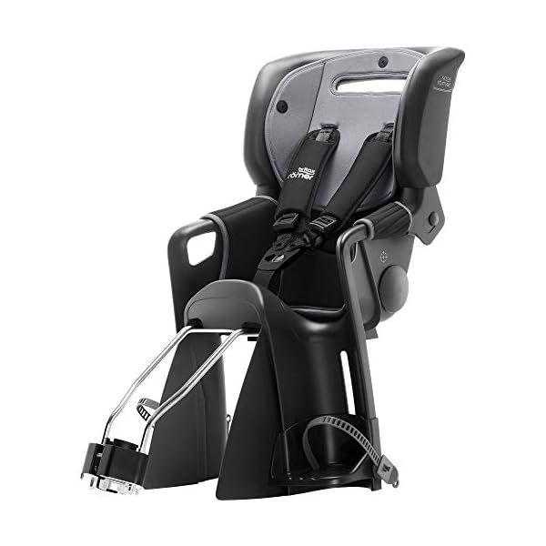 Britax Römer Kinderfahrradsitz 9 Monate - 5 Jahre I 9 - 22 kg I JOCKEY 3 COMFORT Gruppe 2/3 I Black/Grey – Bild 4