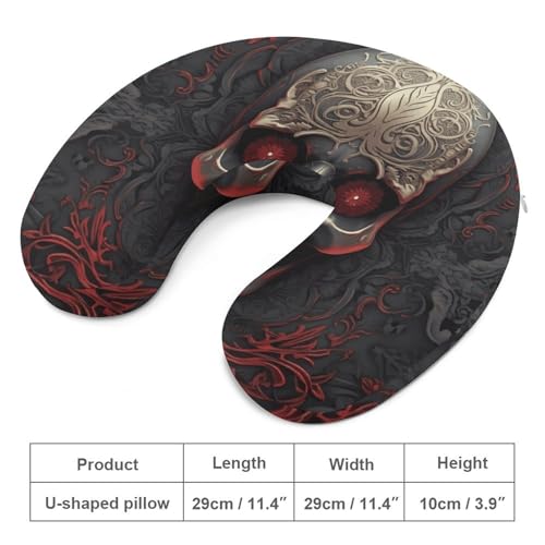 Almohada de viaje espuma viscoelástica tamaño único miniatura 2