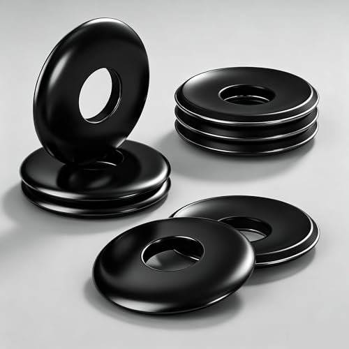 Wensilon (90pcs) #14x1 Sealing Washers Black Neoprene EPDM Bonded 6.3x25mm by Wensilon - Used condition - Image 3