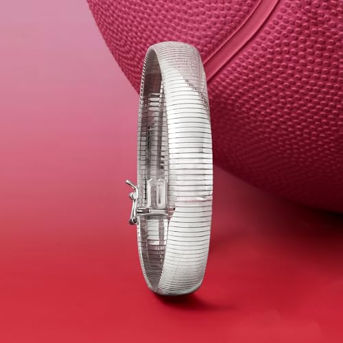 Ross-Simons Italian Sterling Silver Omega Bracelet3