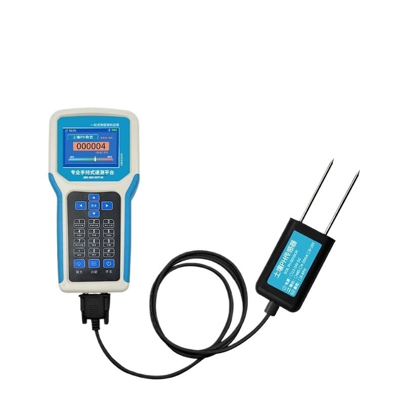 7 in 1 Soil Detector NPK ph Temperature and Humidity Water Sensor Conductivity EC Fertility Nutrient Rapid Meter(T and H and PH)