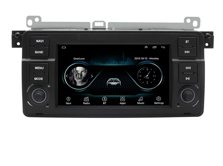 7 inch Car Radio GPS 2 din Android 11 System Auto Carplay for BMW E46 1+16GB Multimedia Player WiFi