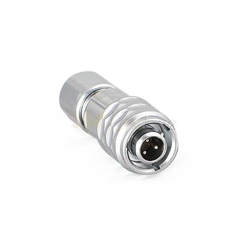 SF6 3 Pin Plug+Socket Metal Waterproof Aviation Circular Back-Mount Quick Industrial Push-Pull
