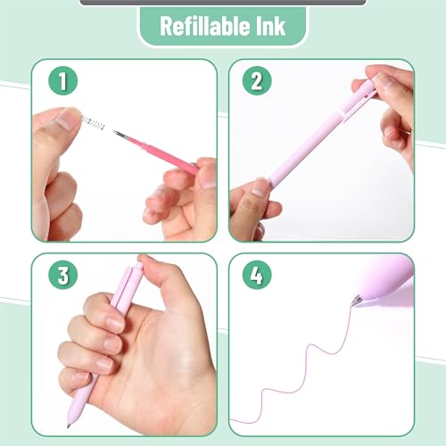 Bolígrafos Retráctiles de Gel Mr. Pen, Pack x6 Tinta Pastel miniatura 5