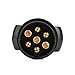 Testeur de fil de lumière de remorquage, prise de remorque Plug and Play standard européenne bleue pour voiture commerciale