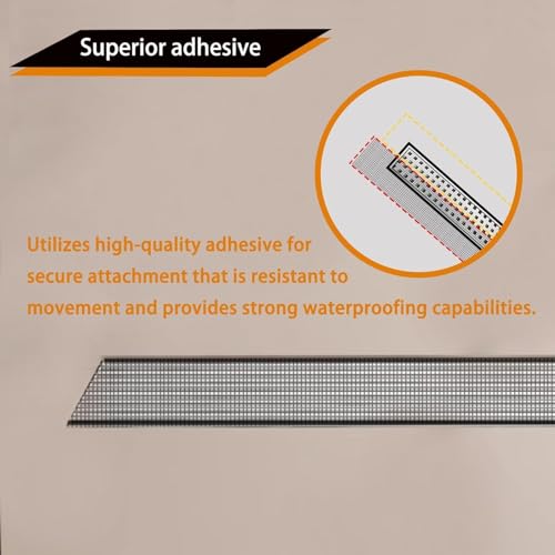 Image of Cord Sink Stopper Self Adhesive Mesh Roll for Bathroom Drain Kitchen Sink Strainer Disposable Hair Catcher Shower Drain Mesh Stickers Cuttable PVC Mash Shower Drain Cover (7cm x 5m)
