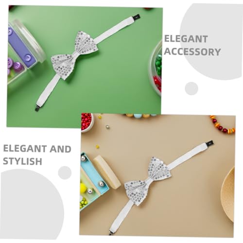 10Pcs Sparkly Pre Tied Sequin Neck Ties for Boys for Parties Stage Shows and Graduations3