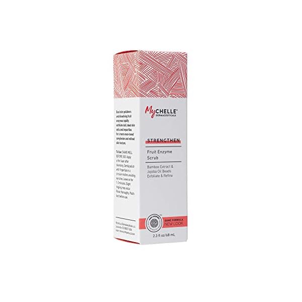 MyCHELLE Dermaceuticals Fruit Enzyme Cleanser (2.3 Fl Oz) - Gentle Facial Cleanser & Skin Cleanser with Concentrated Fruit-Infused Actives & Antioxidants - Cleanses & Strengthens Skin