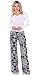 Popana Wide Leg Palazzo Lounge Pants for Women – Flowy Bootcut Casual Pants for Everyday Comfort, ST27, X-Large