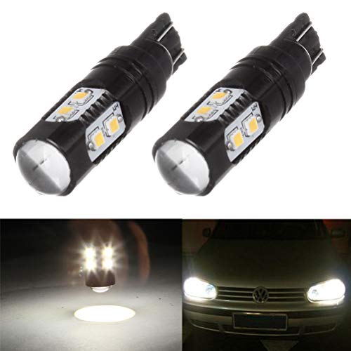 Eccpp License Plate Light 6 Pcs T10 Led Bulbs Wedge White 194 168 W5W 175 2825 172 Led Bulbs License Plate Lamp Led Light Bulbs #TOP6