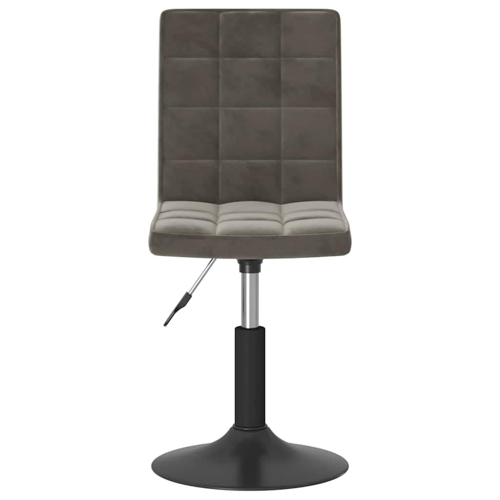 Hothingwell - Sillas giratorias (4 unidades), color gris oscuro | Marco de acero resistente, ajustable en altura, pivote de 360 grados, confort asiento de cocina
