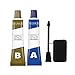 Magic Welding Glue Metal Mending Agent Hochhitzebeständige Hochtemperaturdichtungsmittel Metal Repair Paste, Zur Reparatur Von Kraftstofftanks Rohrleitungen Betonrissen Starke Langlebige (2PCS)