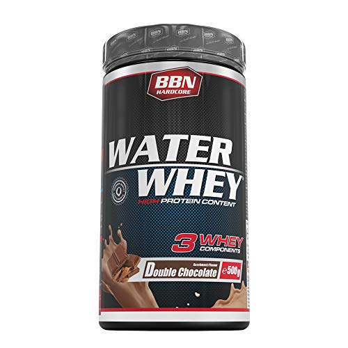BBN Hardcore Water Whey Protein Double Chocolate, 1er Pack (1 x 500 g)