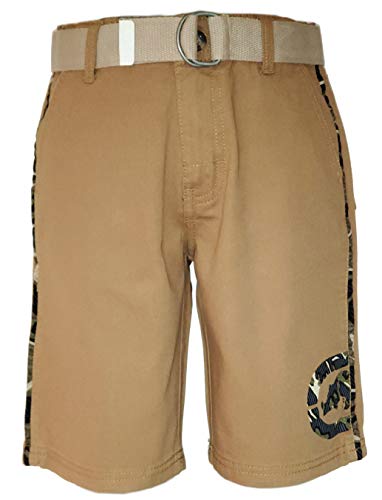 Ecko Boys' Big Belted Twill Short, British Tobacco, 10 #TOP4