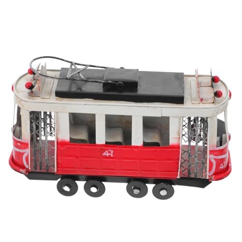 Modèle de bus miniature figurine vintage de collection aux finitions soignées