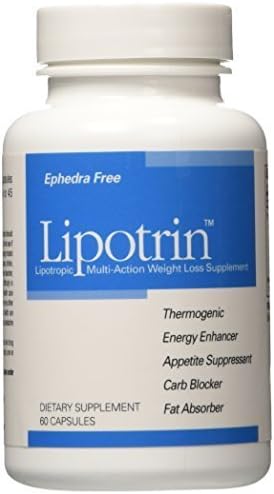 Lipotrin Carb Blocker and Fat Absorber (3 Bottle Pack) 180 Capsules by LipoTrin