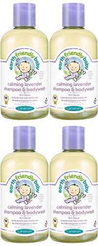 (4 PACK) - Earth Friendly Baby - Lavender Shampoo - Ecocert | 250ml | 4 PACK BUNDLE