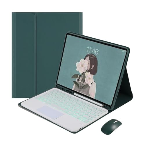Evita arañazos en iPad Air 13 con esta funda con teclado retroiluminado y ratón