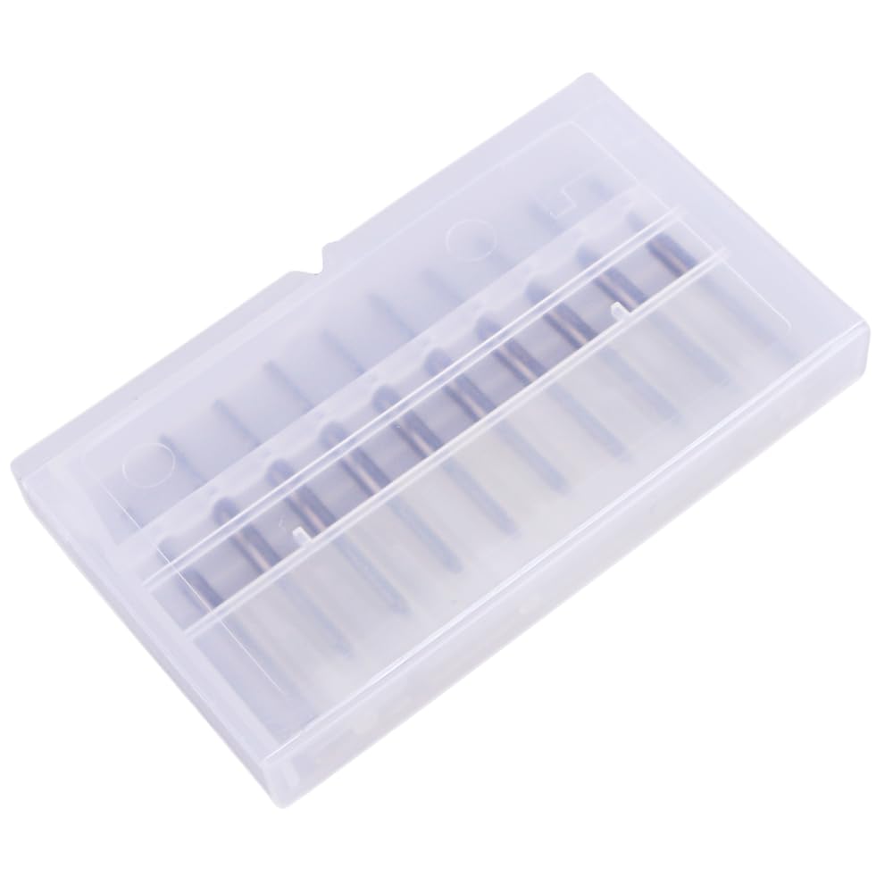 Frez trzpieniowy z twardego metalu 1,6 mm x 3,175 mm, frez trzpieniowy do maszyn CNC PCB (10 sztuk)
