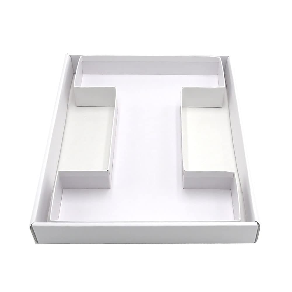 SHENGHE 12" Fillable Cardboard Letter Charcuterie Gift Cupcake Box With Cover Sweets Packaging (I)