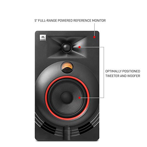 Image of JBL Professional Nano K5 5 Full-Range Powered Computer Reference Monitor RCA Speakers