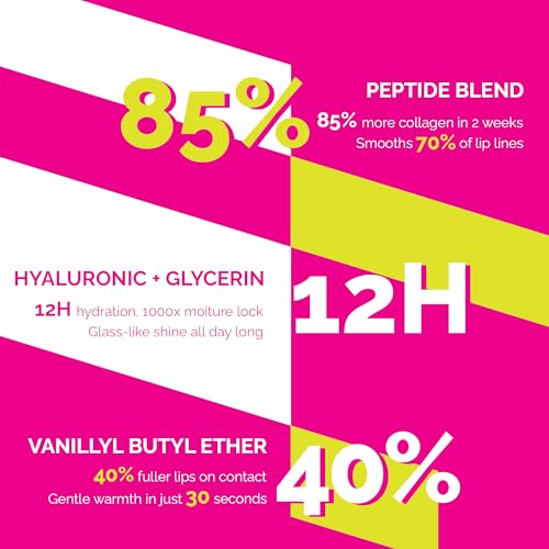 Je'myu Korean Lip Plumper Gloss – Ultra-Peptide Maximum Plumping, High Shine Natural Pink Tint | 12H Hydrating, Volumizing, Non-Sticky, 4.5ml - Image 5