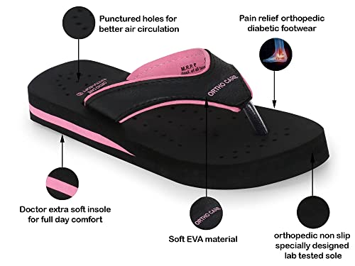 Image of DOCTOR EXTRA SOFT Chappal Care Orthopaedic and Diabetic Comfort Doctor Flip-Flop and House Slipper's for Women's D-18