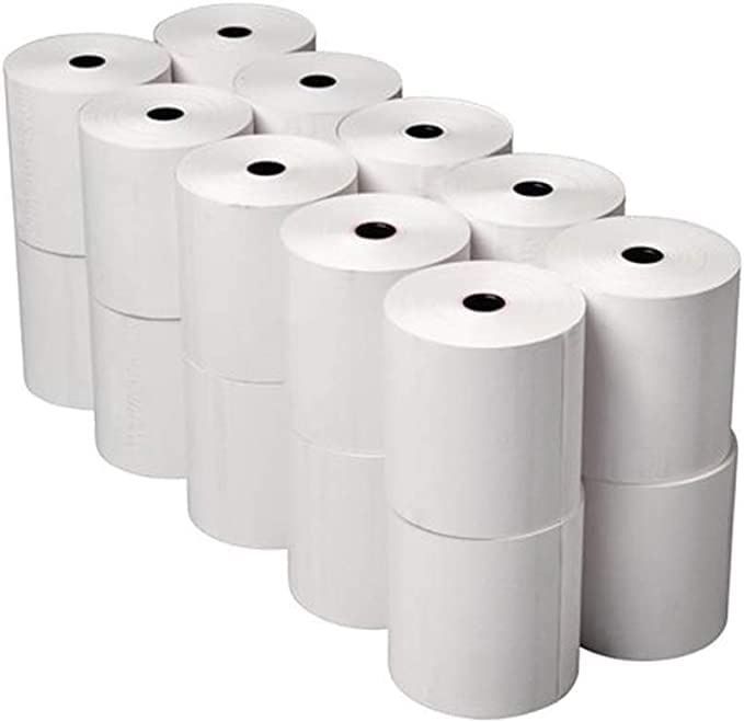 80 x 80 Thermal Till Roll Epos Receipt Paper 5 Box 100 Rolls 80 x 80 x 12.7mm Core 80x78 Fit Epson TM-T90