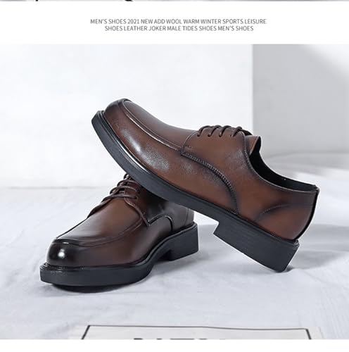 Men's Classic Fashion British Style Casual Leather Shoes Business Comfort Anti Slip Lace up Formal Leather Shoes3
