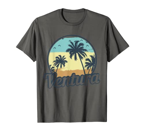 Ventura California Surf Surf Vintage Palmiers Beach T-Shirt