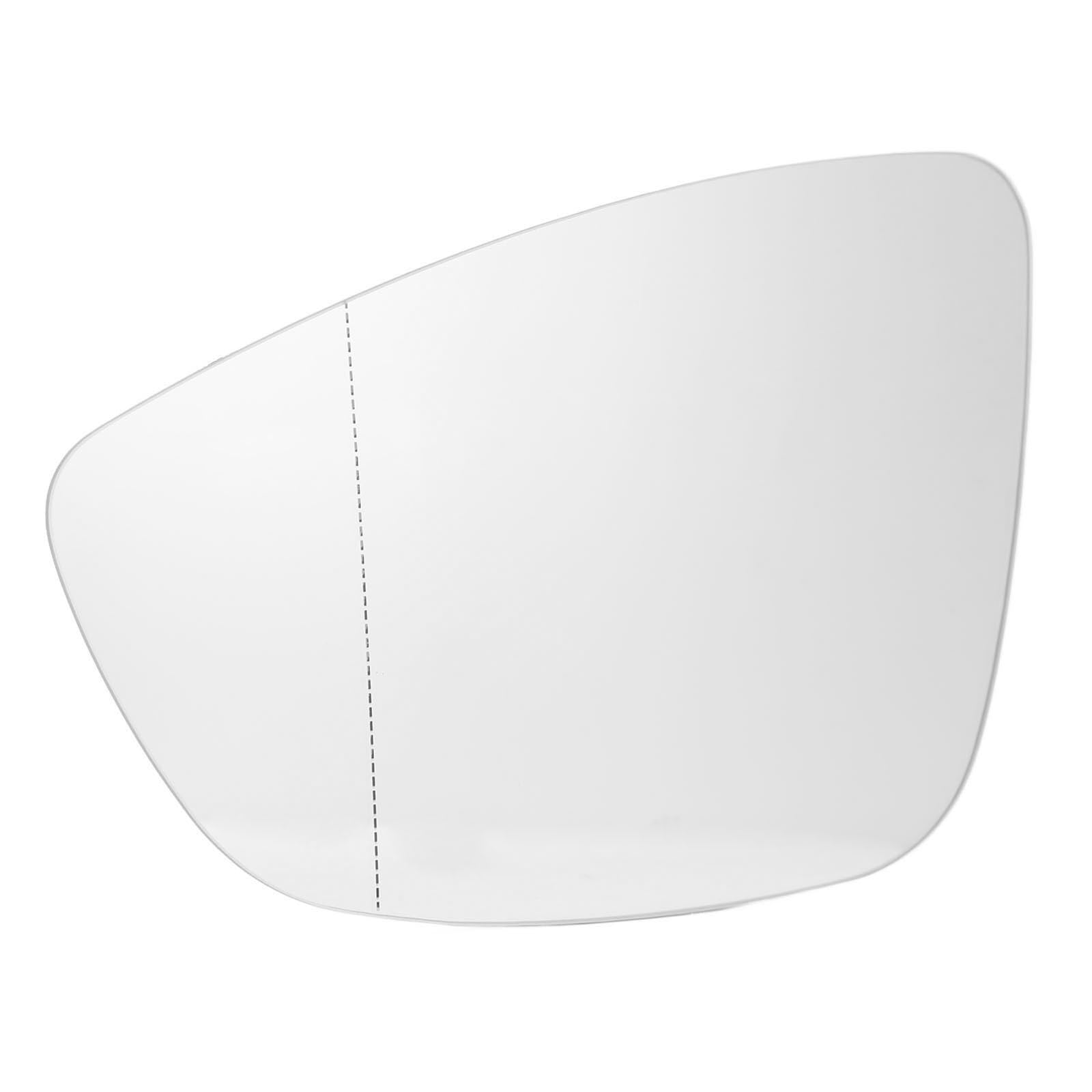 Cristal de espejo retrovisor calefactado 1 par de espejos retrovisores laterales calefactables para Volkswagen para Jetta MK6 2011-2018 5C6857521
