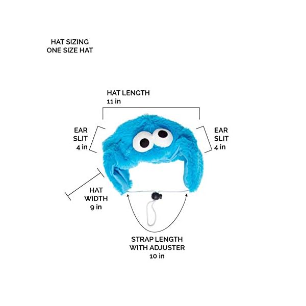 Pet krewe unleash the parade cookie monster dog costume sesame street pet costumes for medium dogs or cat outfit - perfect for halloween, christmas holiday, parties, photoshoots, gifts for dog lovers - image 3