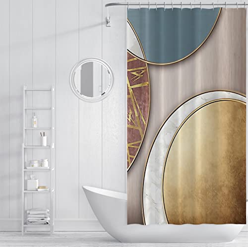 Rideaux de douche faciles d'entretien anti-projections d'eau 260x200cm - 4