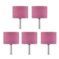 Produktbild von 5 Schleifsteine Aus Chromkorund – 6 Mm Schaft, Zylinder-Form, Für Rotationswerkzeuge. Ideal Zum Polieren Von Metall, Holz & Jade. Größen: 10–35 Mm!