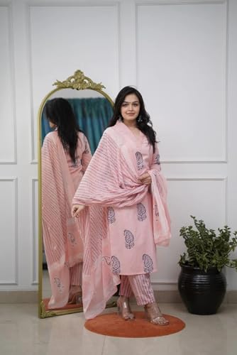Image of FABNEX kurta set for women | Women Kurti Pant Set (K-160-162)