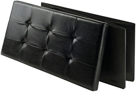 Ashford Ottoman with Storage Faux Leather