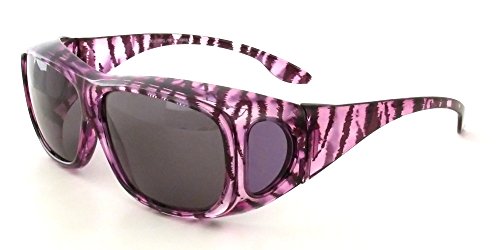 Calabria 43199 Wrap-Around Polarized Fitover Sunglasses Fits Over Reading Eye Glasses UVA UVB Protection Worn Over Readers