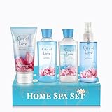 Vital Luxury Bath & Body Kit - Body Lotion, Shower Gel, Body Cream, and Fragrance Mist, 3 Fl Oz each, in City of Love, Ideal Skincare Gift Home Spa Set for luxurious indulgence