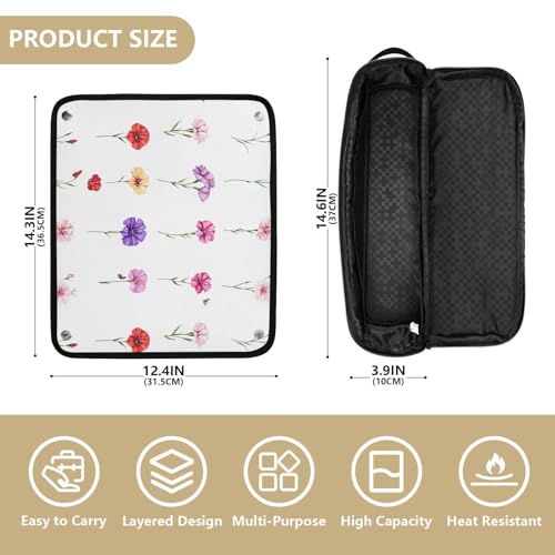 Organizador de herramientas para cabello 2 en 1 con tapete resistente miniatura 4