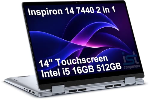 Dell Inspiron 14 7440 14" 2-in-1 Laptop, Intel i5-1334U, 16GB RAM 512GB SSD