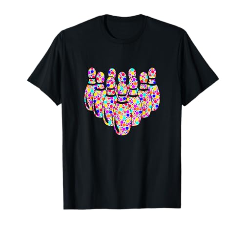 International Dot Day Colorful Dotted Bowling Pins Camiseta