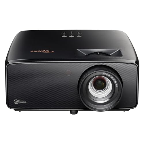 Image of Optoma UHZ36 4K UHD Laser Projector - Black