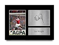 ✯ A PRESENT THEY'LL ACTUALLY LOVE - Score a world-class winner with this signed printed photo of one of the most famous football legends in the world, Ian Wright. Premier present for them and top present-giving points to you – back of the net! ✯ YOU ...